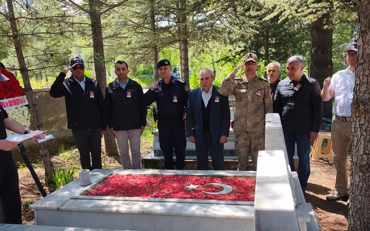 ŞEHİT P.KD.ÜTĞM.YILMAZ GÜLHAN KARDEŞİMİZİN ŞEHADET YILDÖNÜMÜNDE MEZARI BAŞINDA ANDIK